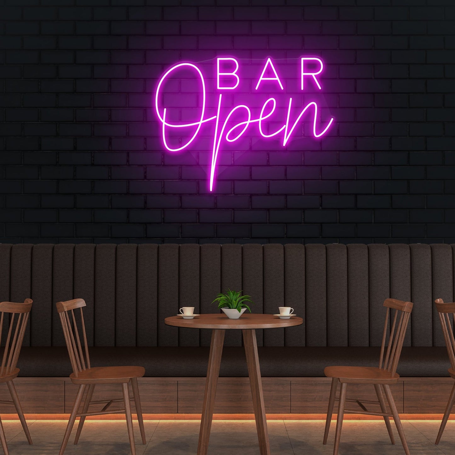 Bar Open LED Neon Sign - Inviting Light for Nightlife | Aida Neon