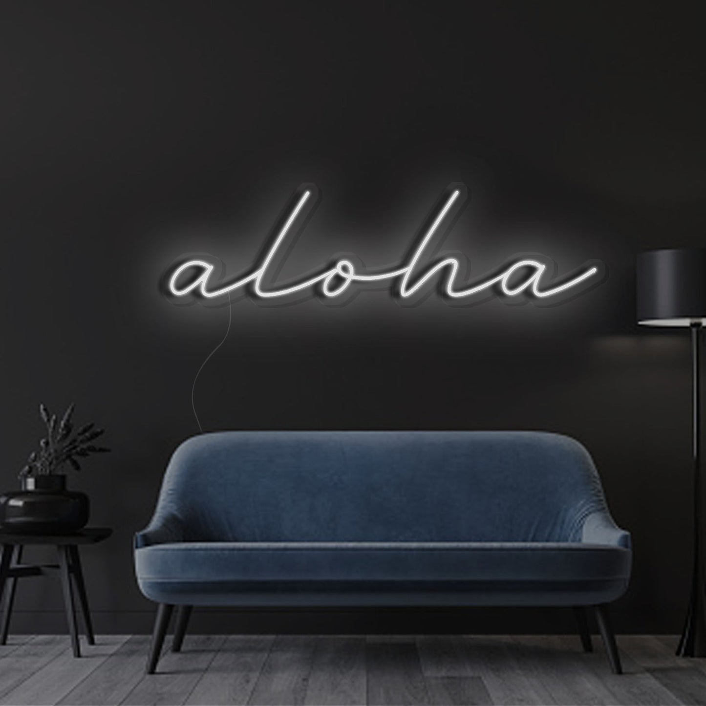 Aloha LED Neon Sign - Warm Greeting Light | Aida Neon